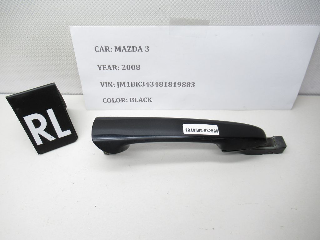 2007-2015 Mazda 3 Rear Left Exterior Door Handle G22C59410J08 OEM