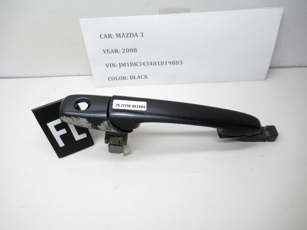 2004 - 2012 Mazda 3 Front Left Exterior Door Handle G22C59410P08 OEM