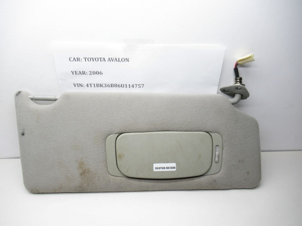 2005-2006 Toyota Avalon Passenger Right Sun Visor VH3350825683 OEM