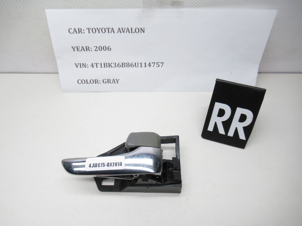 2006-2010 Toyota Avalon Rear Right  Passenger Interior Door Handle OEM