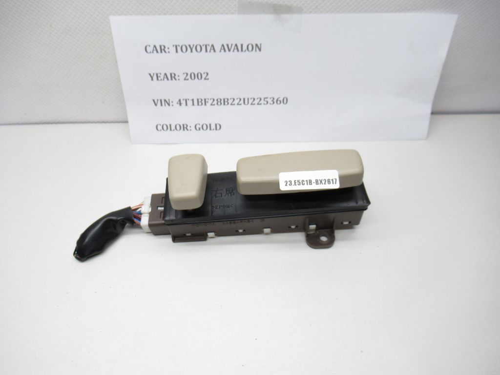 00-04 Toyota Avalon Front Right or Left Seat Adjustment Switch 84922-AC040 OEM