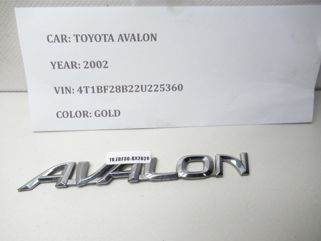 2000-2004 Toyota Avalon Rear Trunk Emblem 75442-AC030 OEM