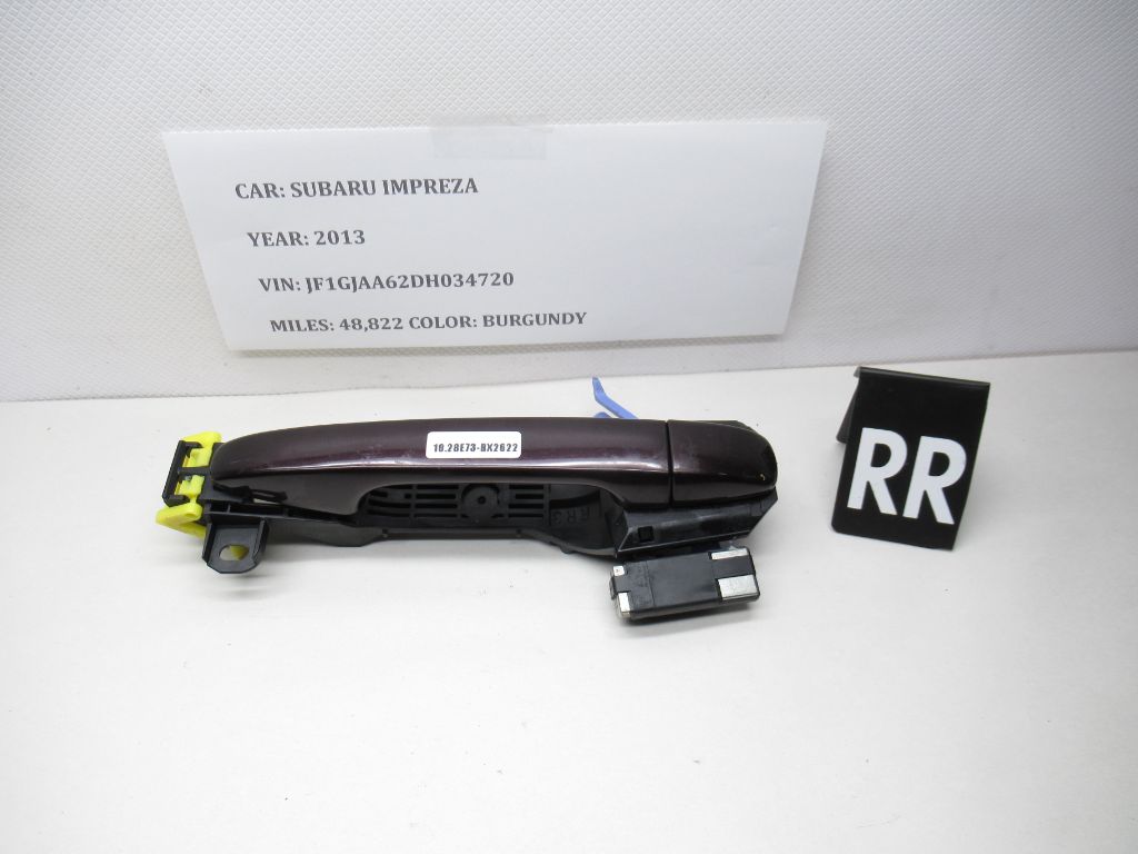 12-16 Subaru Impreza Rear Right Exterior Door Handle 61160FJ100 OEM