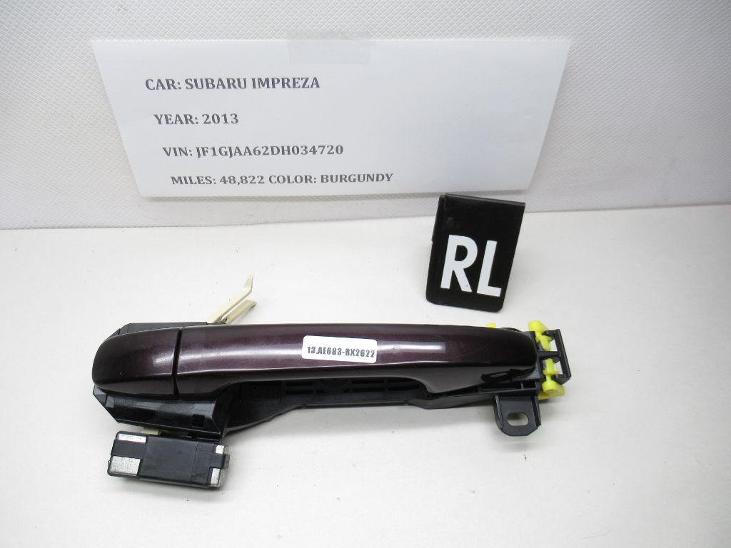 2012-2016 Subaru Impreza Rear Left Exterior Door Handle 62142FJ010 OEM