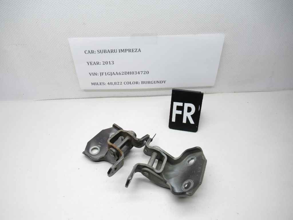 2012-2016 Subaru Impreza Front Right Door Hinges A050035 OEM