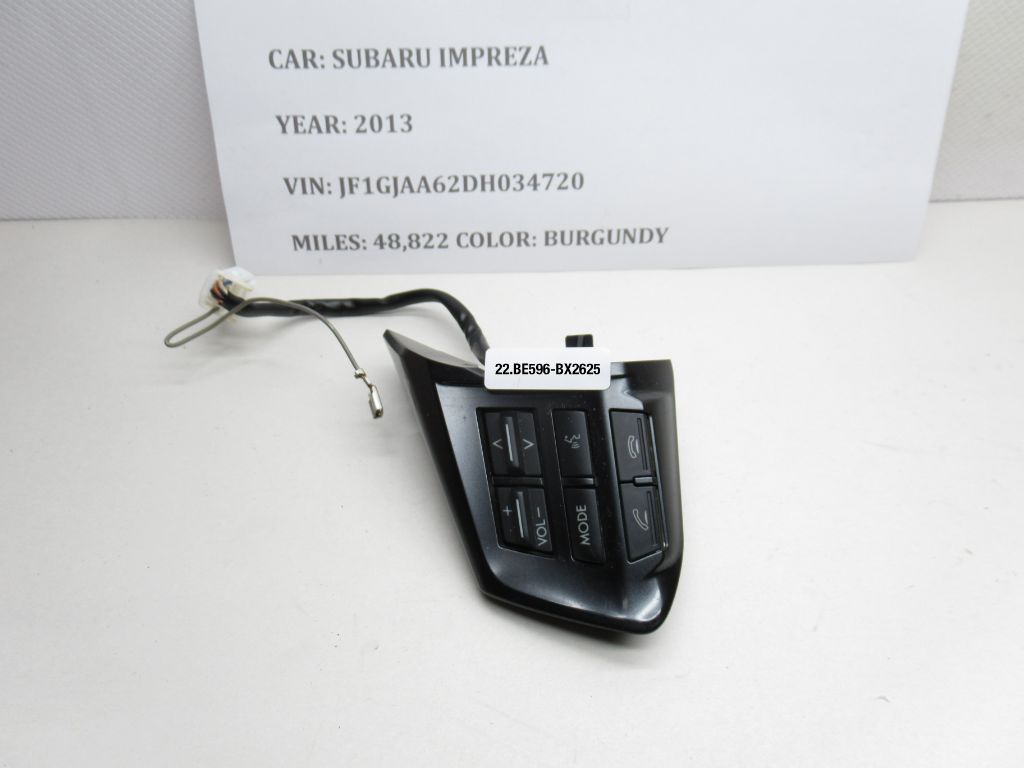 2012-2016 Subaru Impreza Sport Premium Cruise Control Switch 83154FJ160 OEM