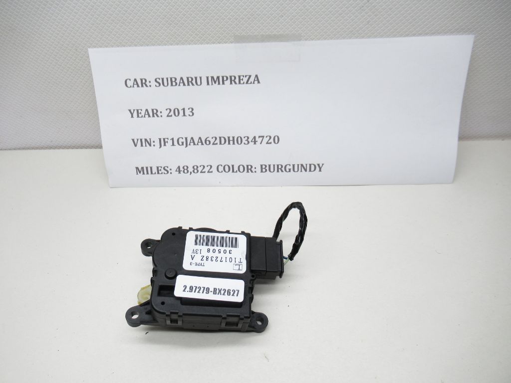 2013-2016 Subaru Impreza Air Conditioner Flap Servo Actuator T1017238ZA OEM