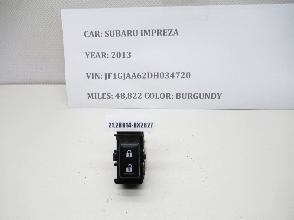 2013-2016 Subaru Impreza Door Lock Control Switch 83078AJ000 OEM