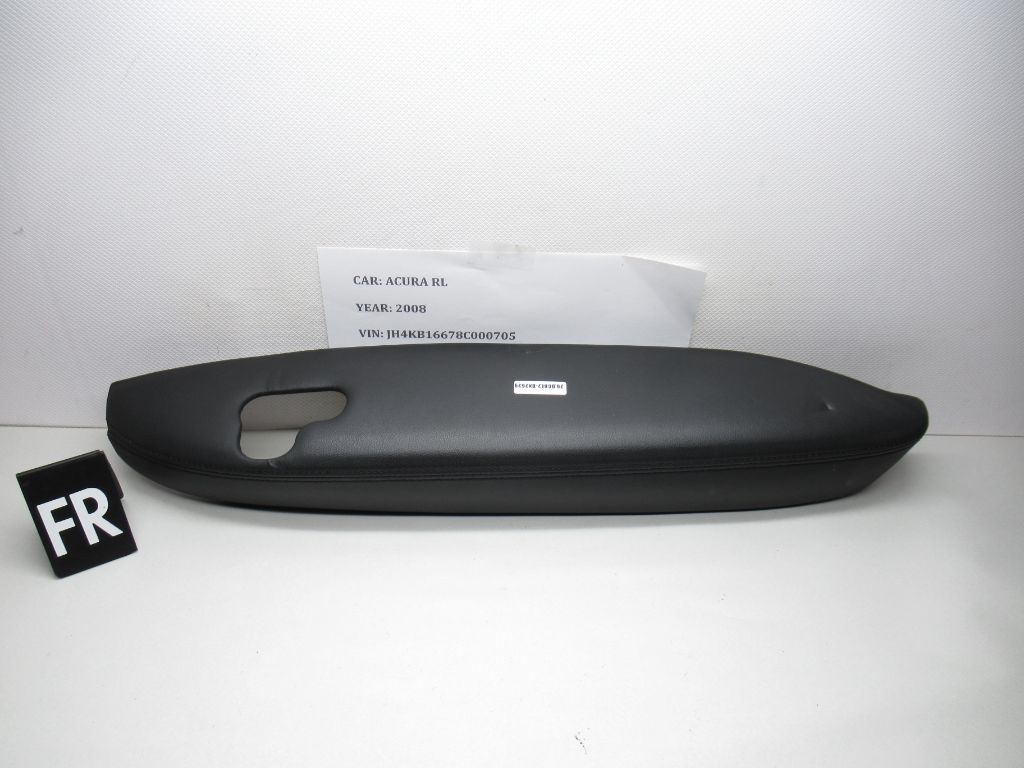 2005-2008 Acura RL Door Arm Rest Right Front Side Black 1411403-SJA5 OEM