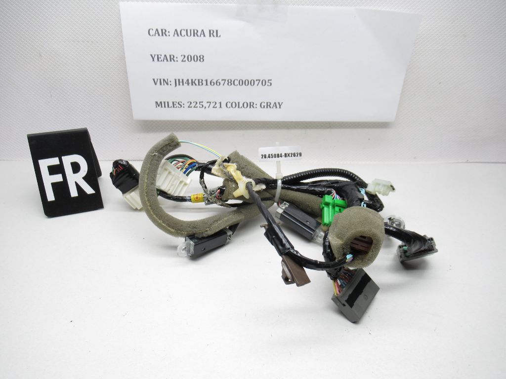 05-08 Acura RL Front RH Door Wire Harness Smart Keyless Entry 32756-SJA-A004 OEM