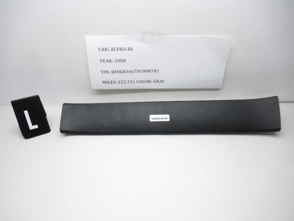 2006 - 2008 Acura RL Rear Left Door Sill Plate Trim 84261-SJA-A010 OEM