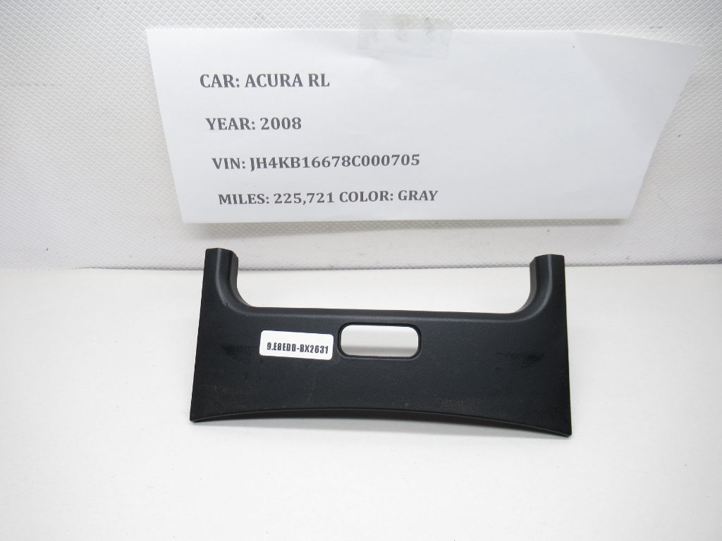 2006 - 2008 Acura RL Armrest Console Trim Panel Piece B394-5111-100 OEM