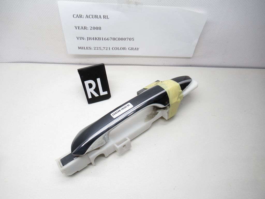 05-08 Acura RL Exterior Door Handle Raer Left Gray 72681-SJA-A01ZH OEM