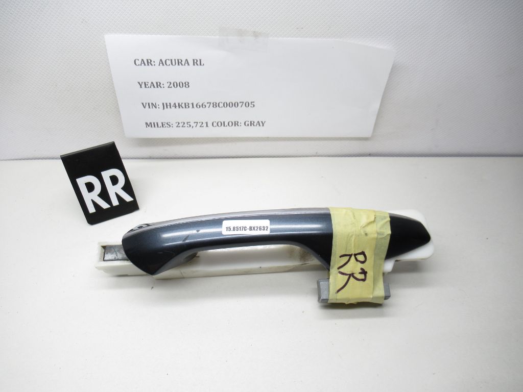 05-08 Acura RL Exterior Door Handle Raer Right Gray 72641-SJA-A01ZK OEM