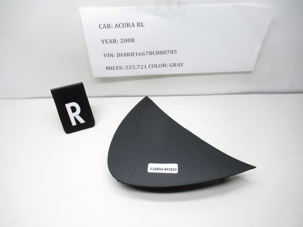 2005-2012 Acura RL Right Side Dash  End Cap Cover 77215-SJA-A010 OEM