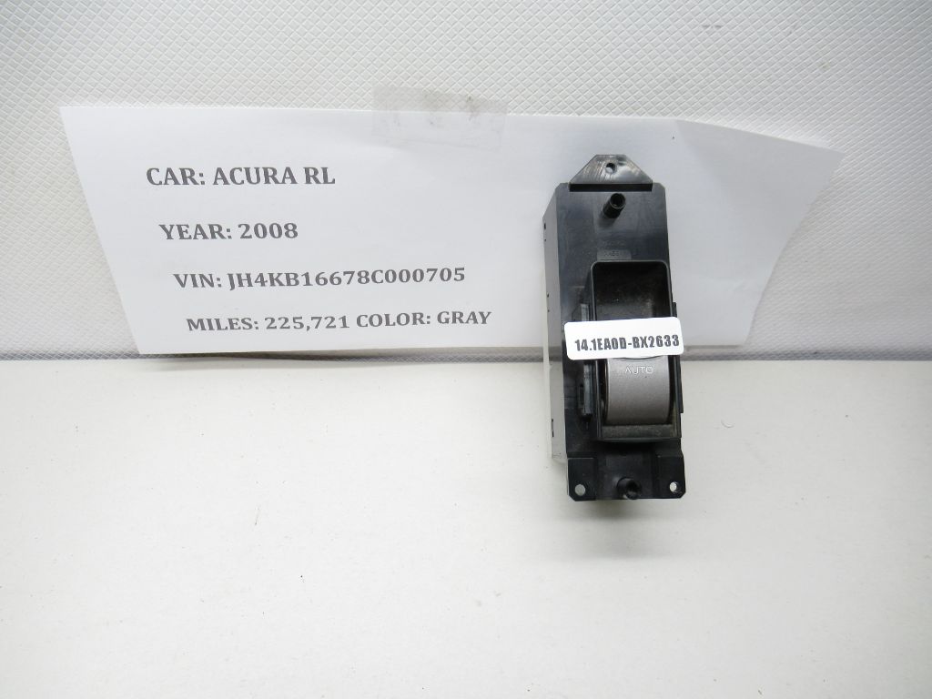 2005-2012 Acura RL Rear Left Power Window Control Switch 35780-SJA-A04 OEM