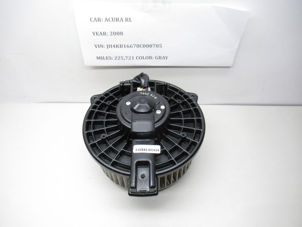 2005-2012 Acura RL AC Heater Blower  Motor 1940007442 OEM