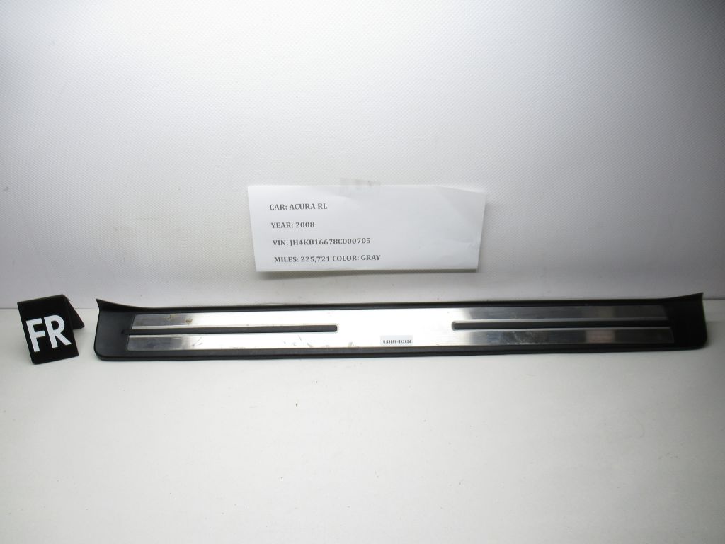 2005-2012 Acura RL Front Right Door Step Scuff Sill Plate Trim 84202-SJA OEM