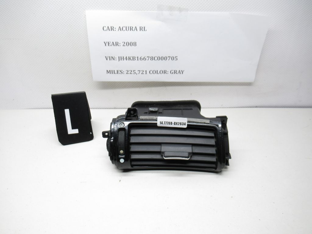 2005-2012 Acura RL Left Side Dash AC Air Vent 77630-SJA-A0 OEM