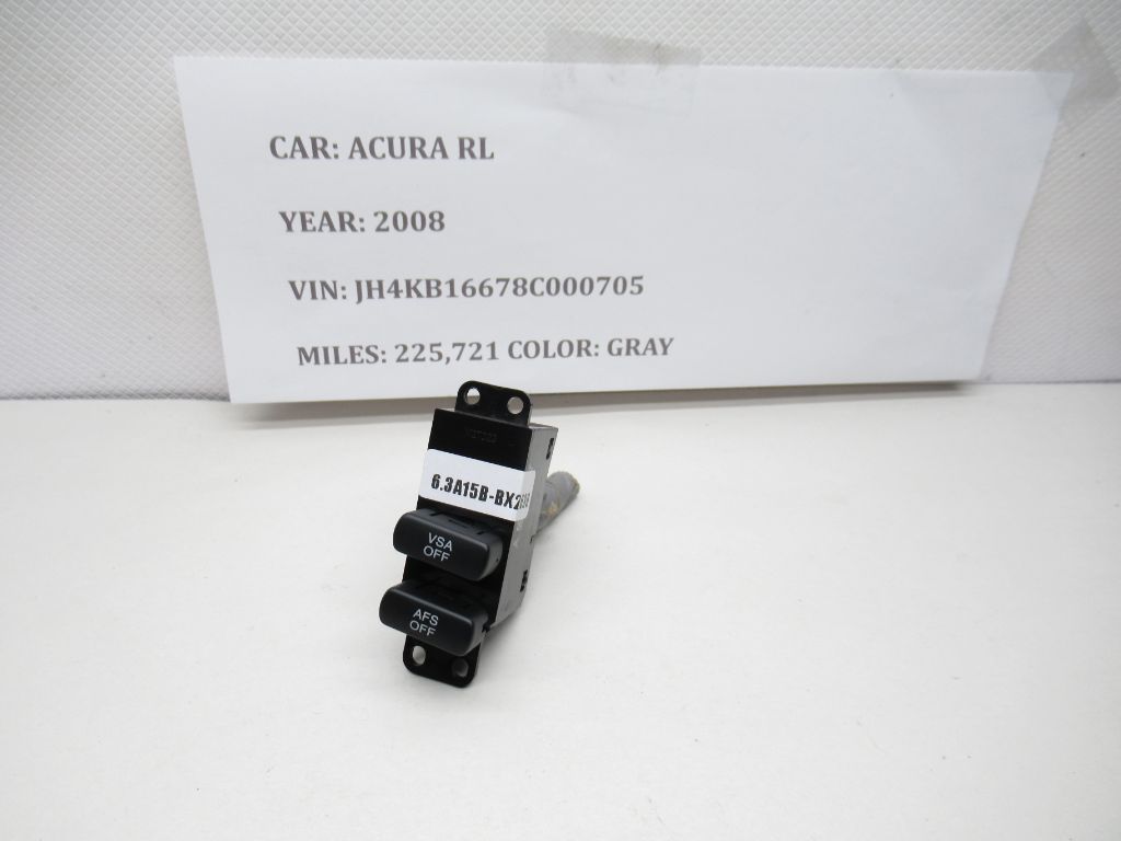 2007-2008 ACURA RL VSA OFF AFS OFF Switch M27012 OEM