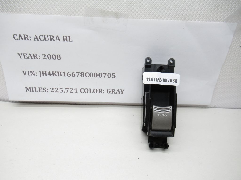 2007-2012 Acura RL Front Passenger Window Switch 35760-SJA-023 OEM