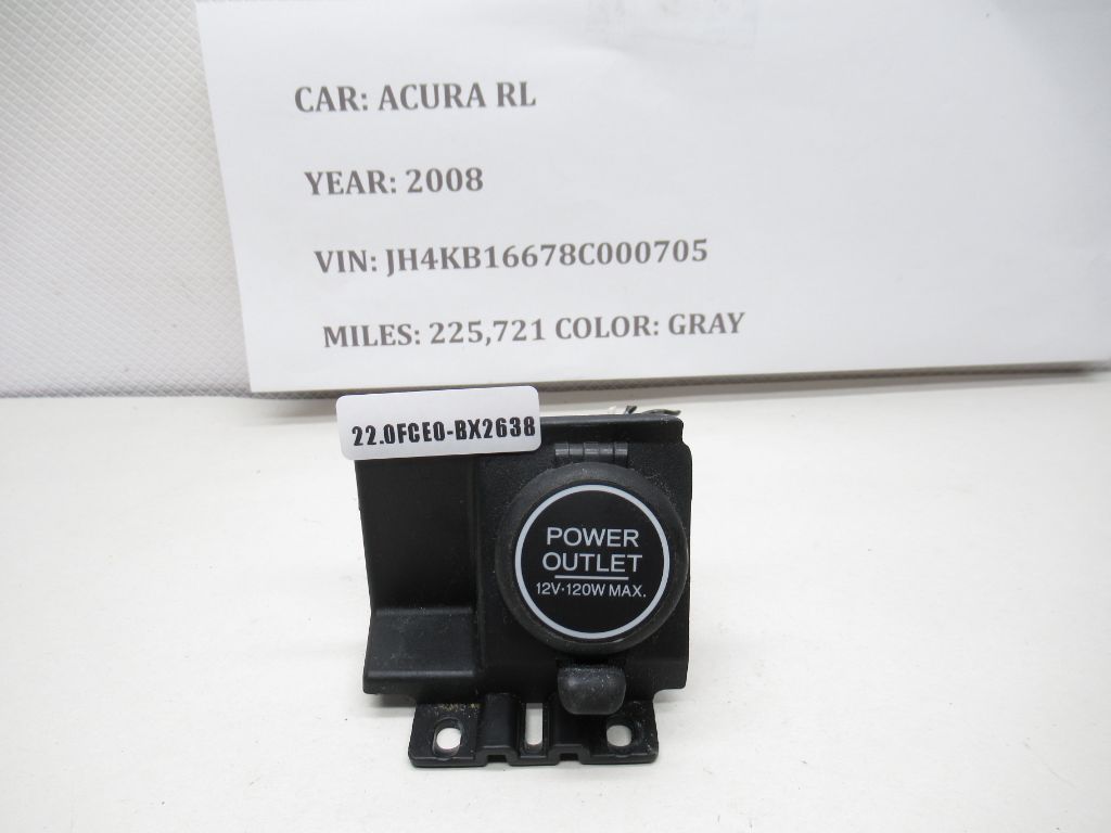 2006-2008 ACURA RL Power Outlet 12V 120W OEM