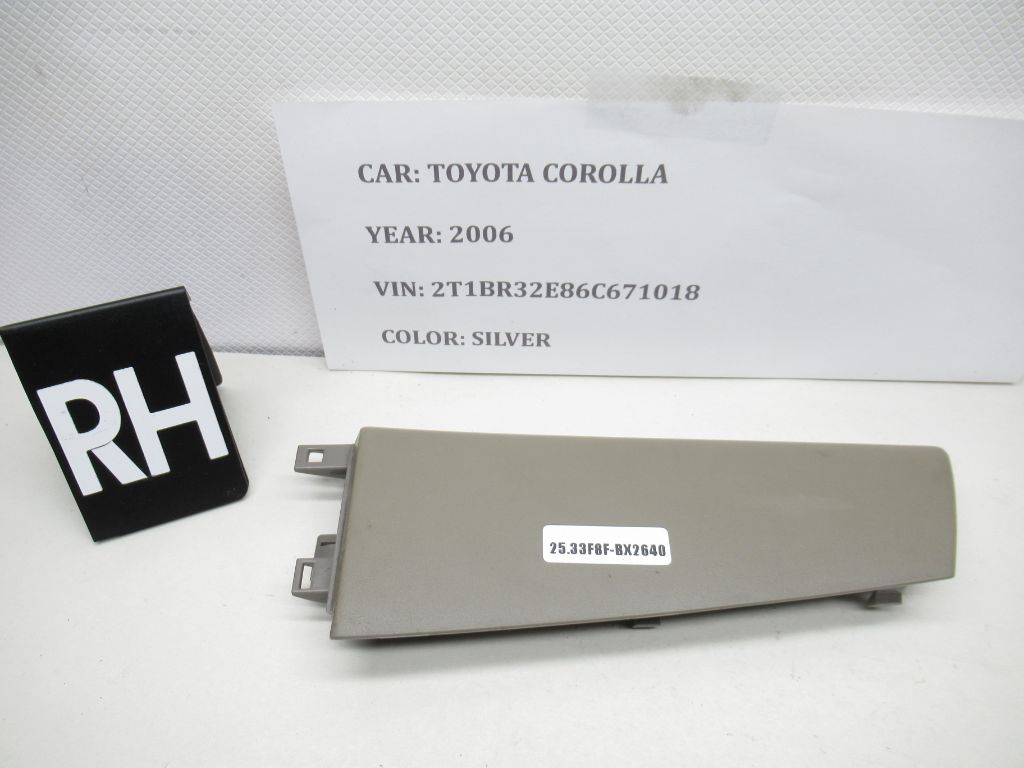 2006 Toyota Corolla Right Side Interior Trim 74231-02340-A OEM