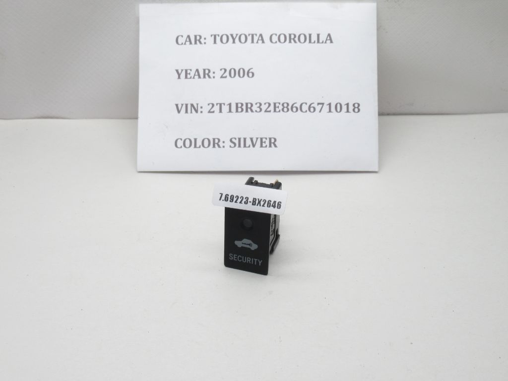 03-08 Toyota Corolla Security Alarm Switch 489082 OEM