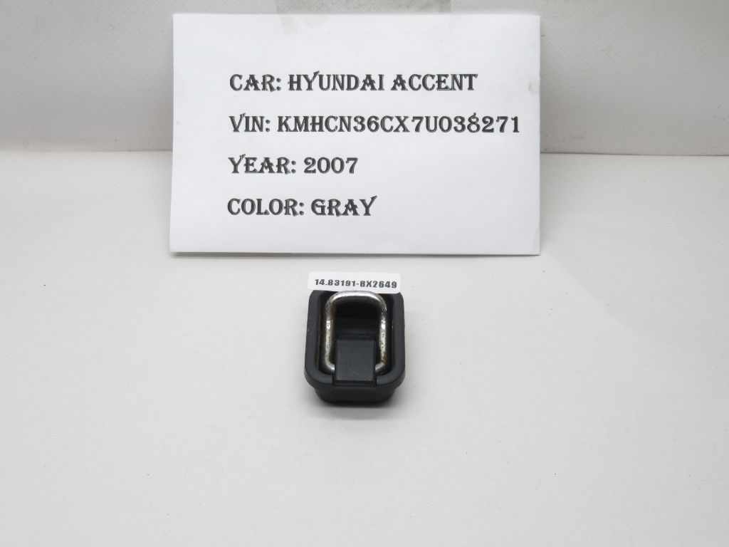 07-09  Hyundai Accent Hatchback Rear Trunk Cargo Hook DS85765-28000 OEM