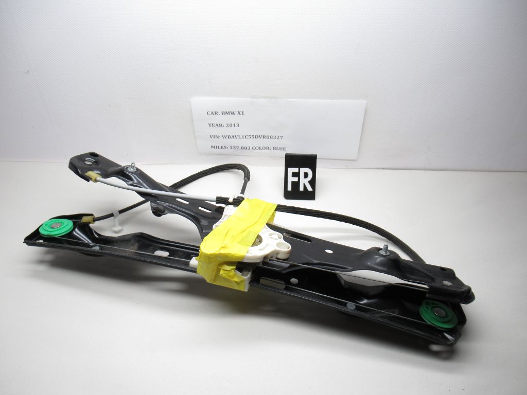 12-15 BMW X1 FR Door Power Window Regulator without Motor 51332990386 OEM