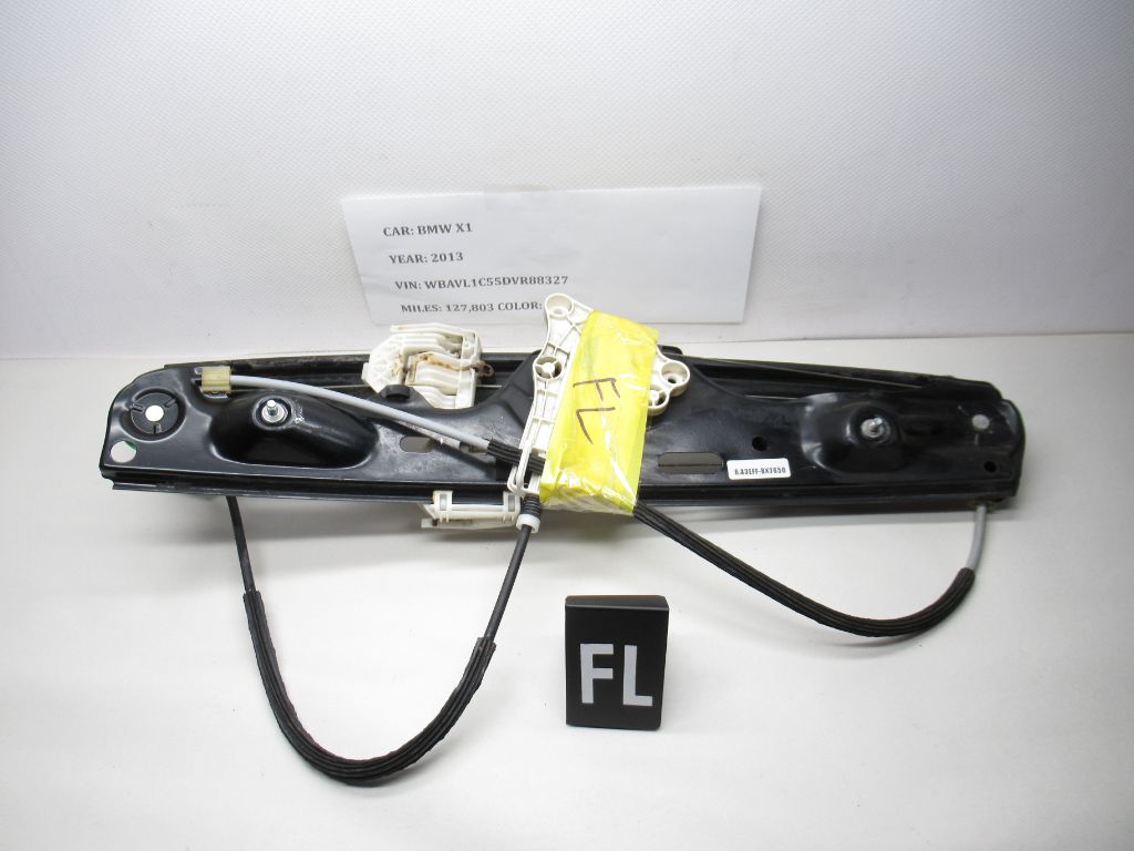 2012-2015 BMW X1 Front Left Window Regulator Without Motor 51332990385 OEM