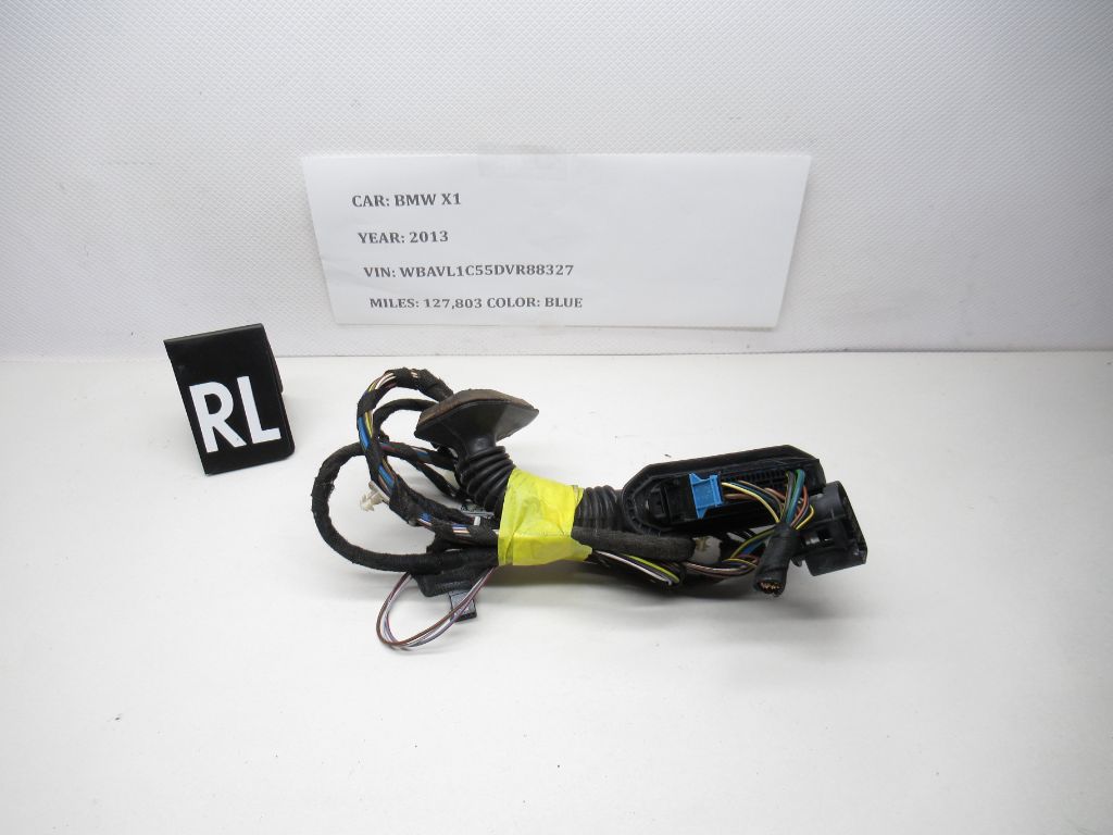 13-15 BMW X1 E84 Rear Left Driver Door Wire Wiring Harness 9247091 OEM