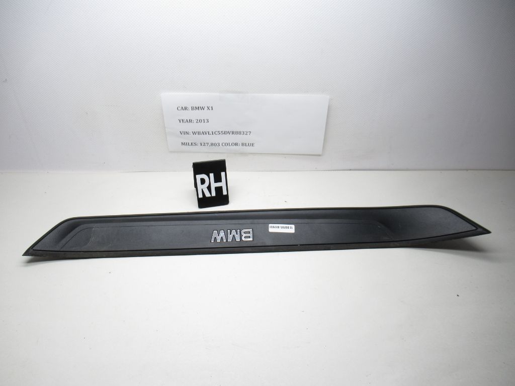 2013-2015 BMW X1 Front Right Door Sill Scuff Plate 2990844 OEM