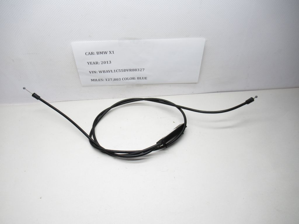 2013-2015 BMW X1 Hood Bonnet Release Cable 11970211 OEM