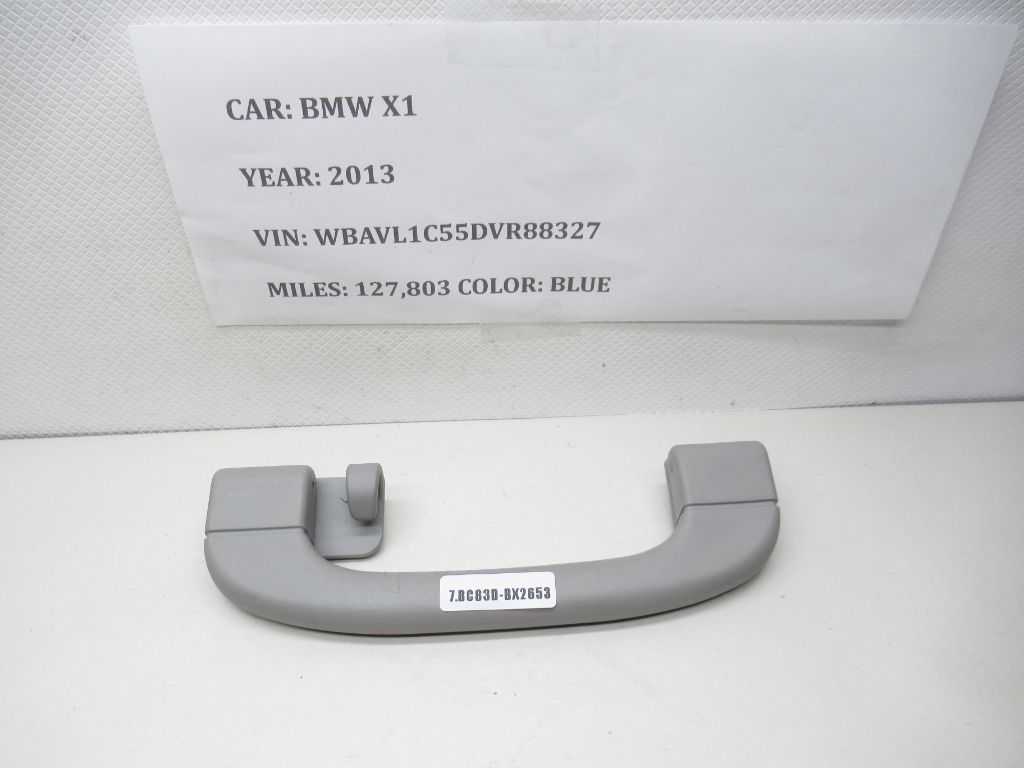 2012 - 2015 BMW X1 Rear Upper Roof Grab Handle 9143529 OEM