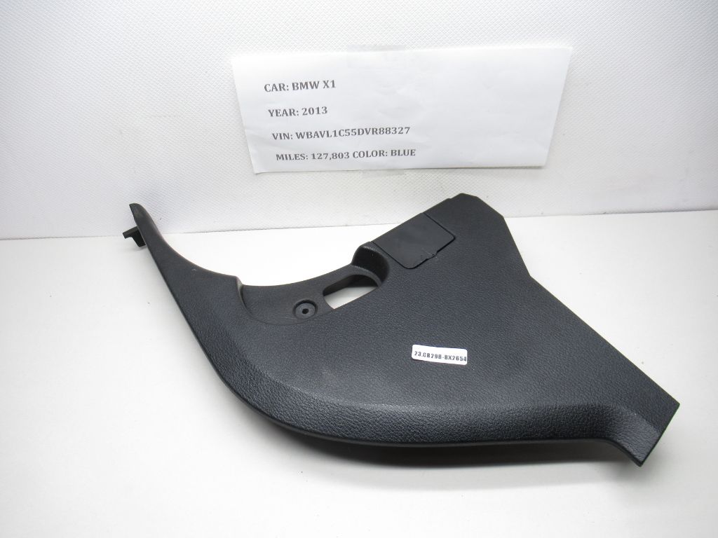 2013-2015 BMW X1 Left Front Side Kick Panel Trim Plate Cover 51432990755 OEM