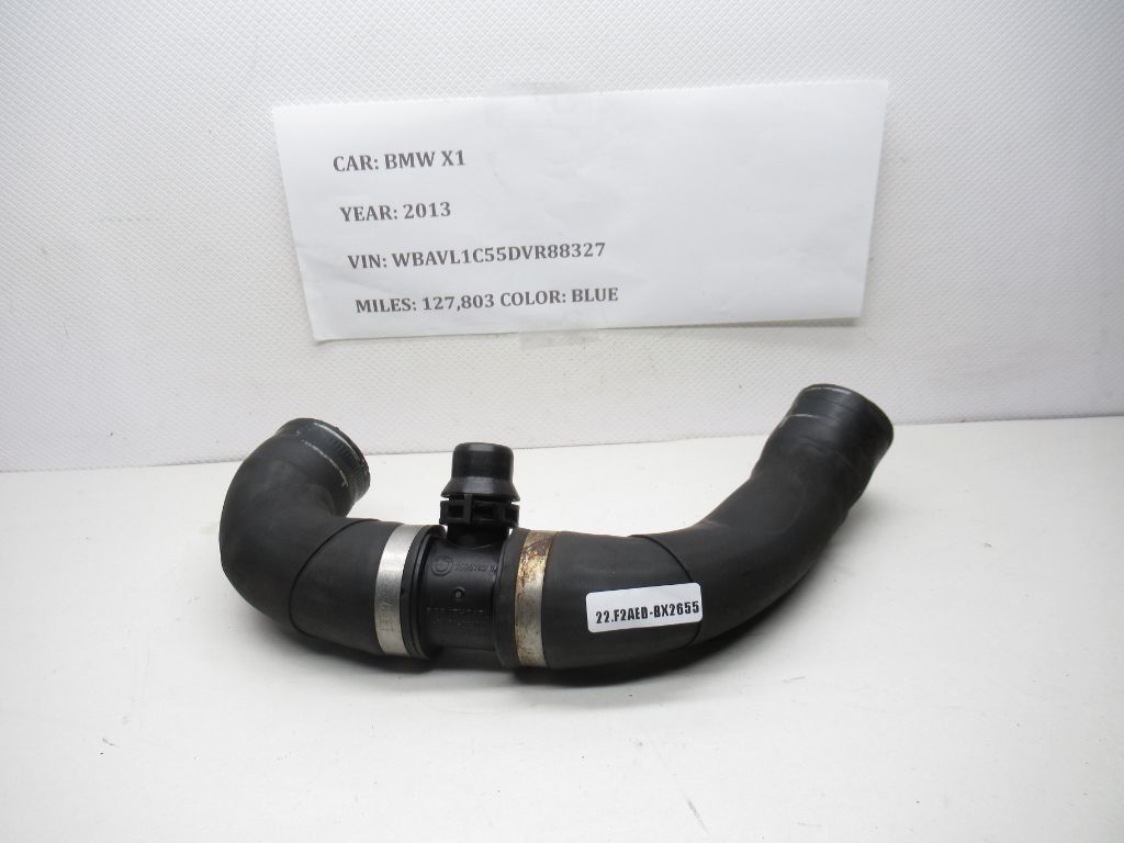 13-15 BMW X1 Engine Cooling Radiator Coolant Hose 7590702 OEM