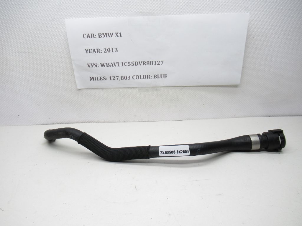 13-15 BMW X1 Genuine Upper Radiator Tank Recovery Vent Hose 17127565094 OEM