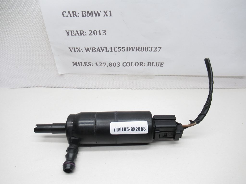 2013-2015 BMW X1 Headlight Headlamp Washer Fluid Pump 8377430-04 OEM