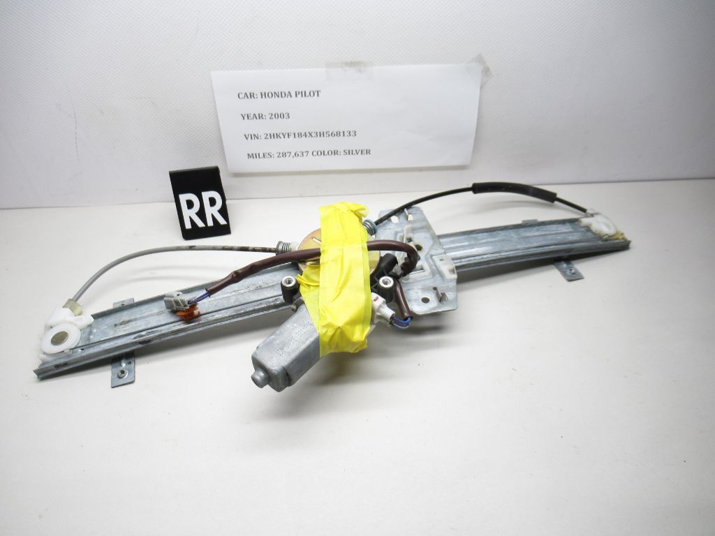 03-08 Honda Pilot Driver RR Power Window Regulator Motor 72250-S9V-A02 OEM