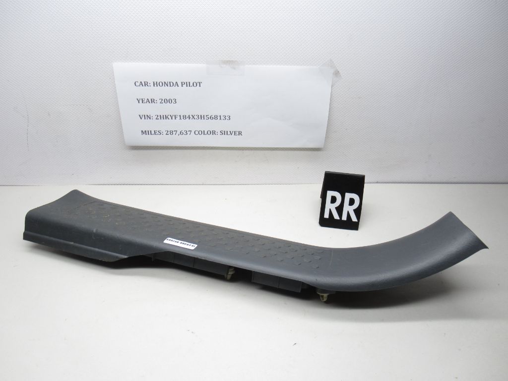 03-08 Honda Pilot Right Rear Inner Door Sill Plate Trim 84211-s9v OEM