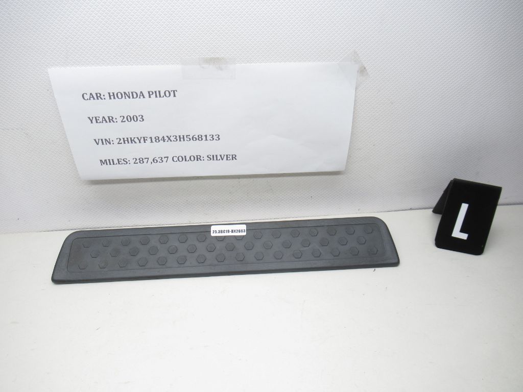 2003-2008 Honda Pilot Left Sill Scuff Plate 84202S9V OEM