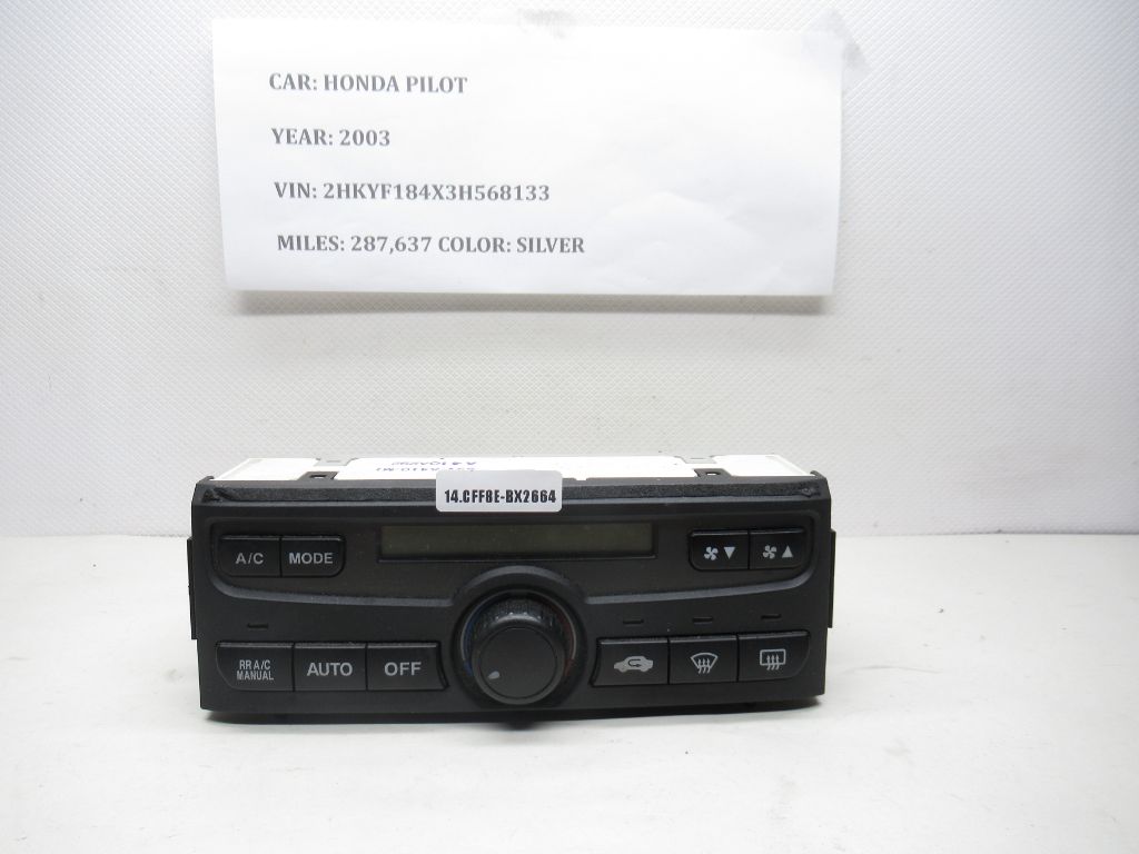 2003-2005 Honda Pilot HVAC Temperature Control Panel 79600-S9V-305ZA OEM