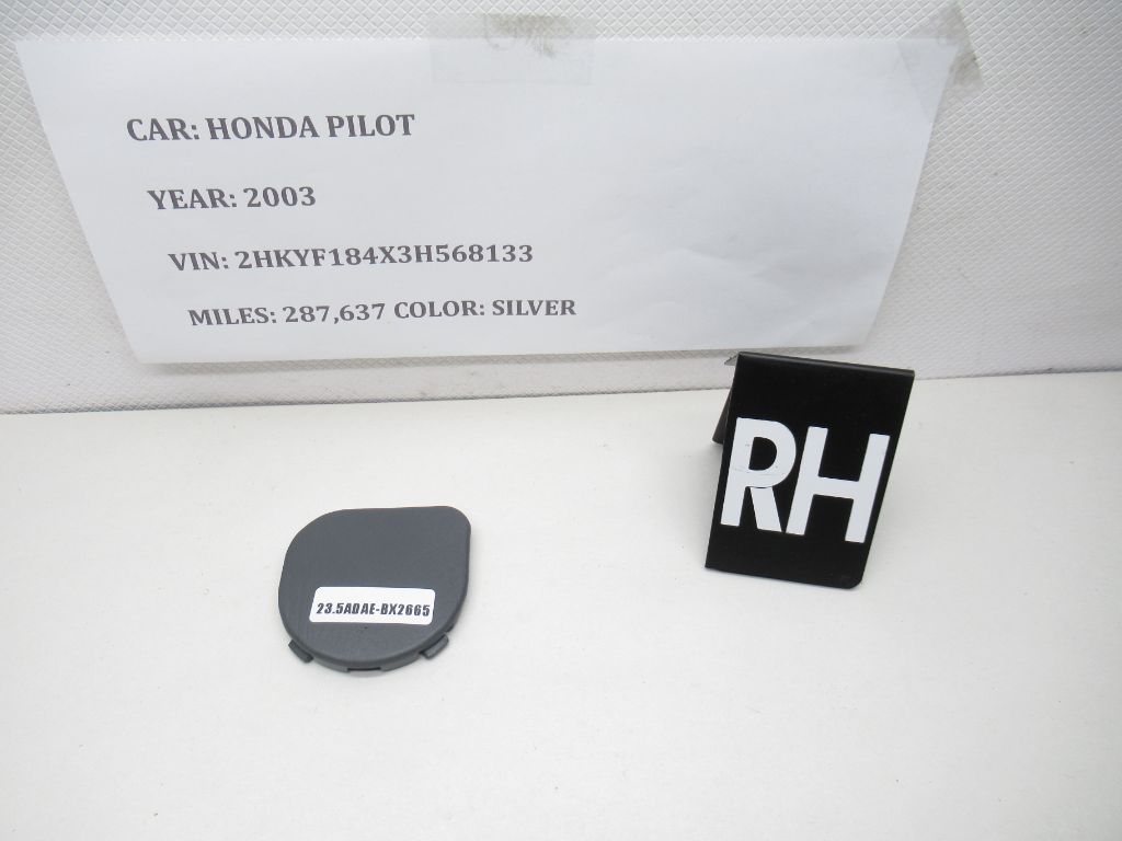 2003-2008 Honda Pilot Right Hand Cargo ShadeCover Cap Trim 84614-S3VA-A000 OEM