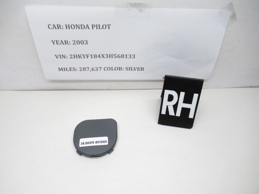 2003-2008 Honda Pilot Right Hand Cargo Cover Cap Trim 84614-S3VA-A000 OEM