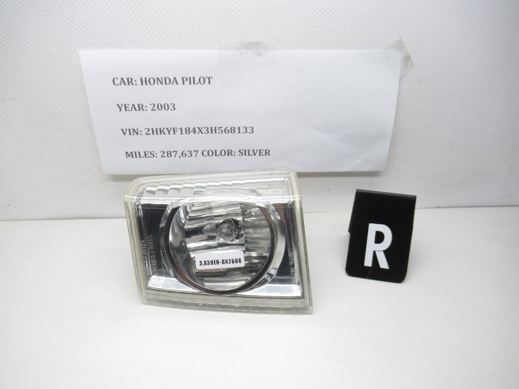 2003-2008 Honda Pilot Right Side Fog Lamp 34156S9VA01 OEM