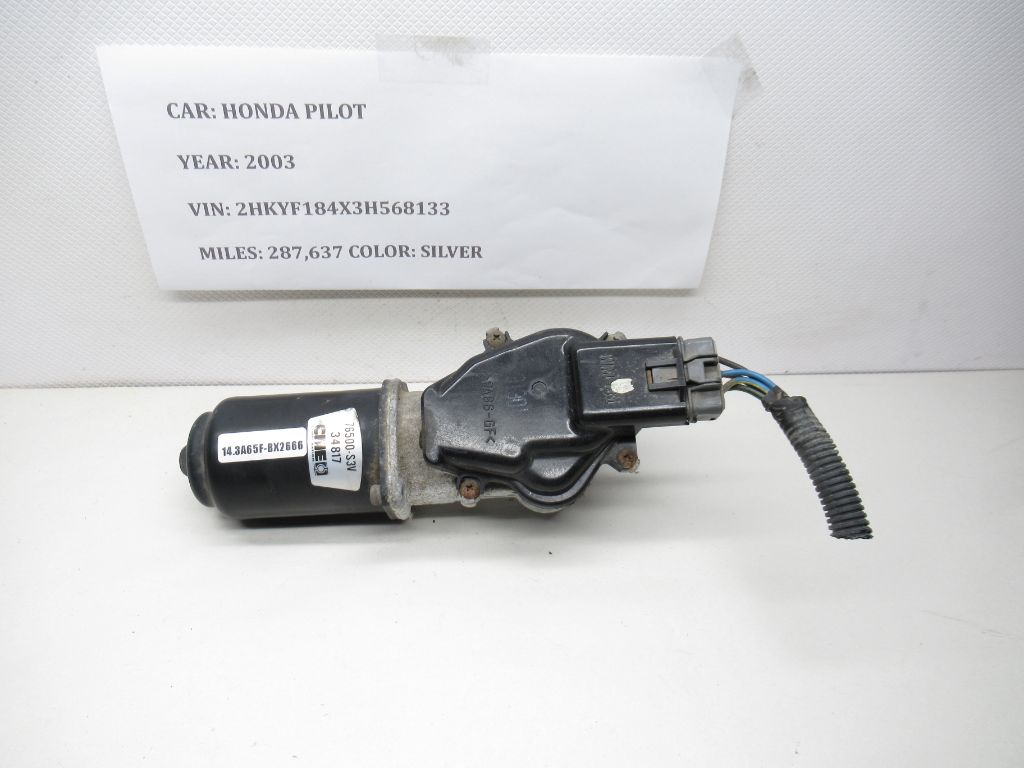 03 - 08 Honda Pilot  Windshield Wiper Motor 76500-S3V 34817 OEM