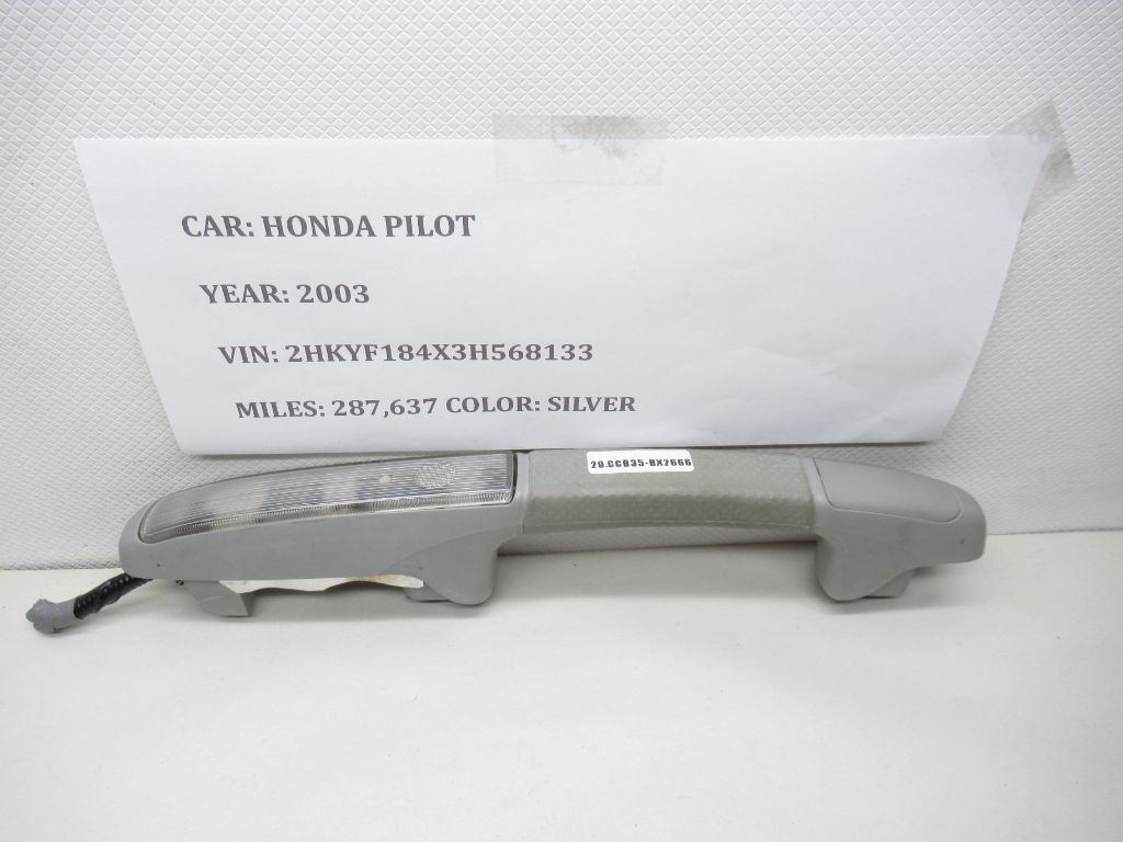 03-08 Honda Pilot Rear Overhead  Grab Rail Handle 83240/90S9VA210M1 OEM