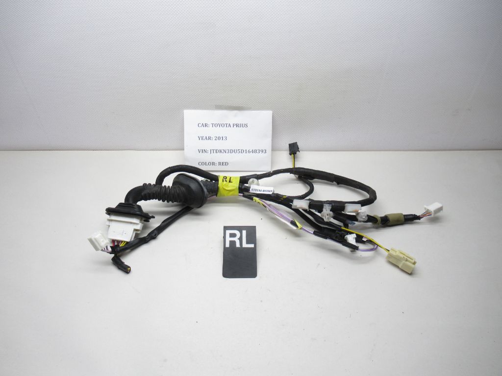 2011 - 2015 Toyota Prius Rear Left Door Wire Wiring Harness 8215447310 OEM