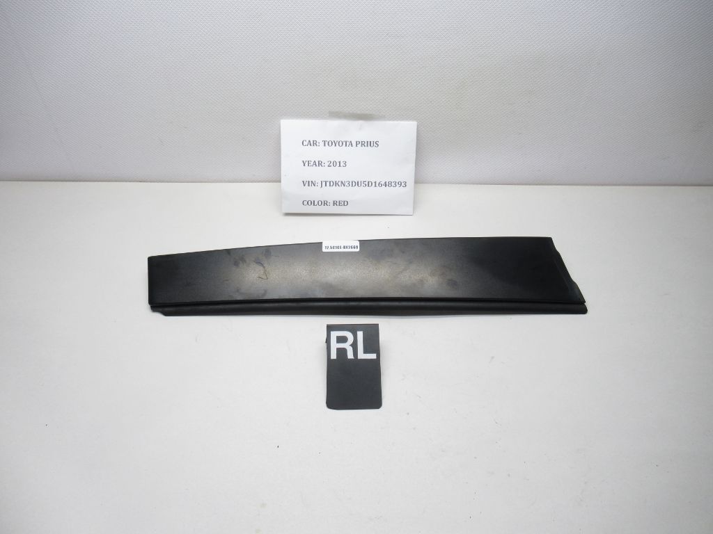 2011 - 2013 Toyota Prius Driver LH Rear Door B-Pillar Trim 75762 OEM